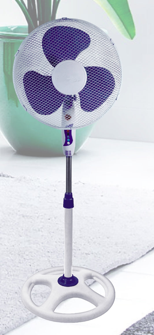 16” STAND FAN WITH ROUND BASE 
