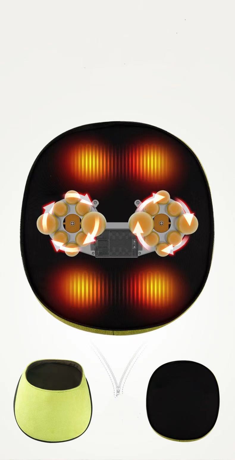 2-In-1 Shiatsu Heat Massager ,Foot Massager , Lumbar area