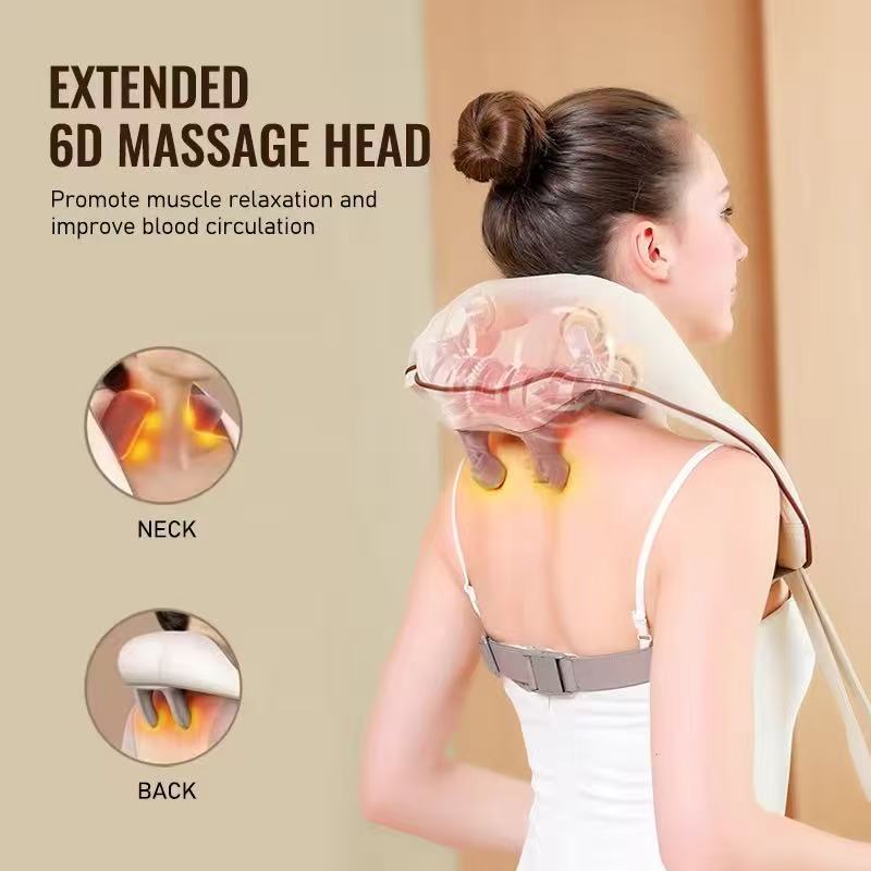 Rechargeable 6D Neck and Back Massager